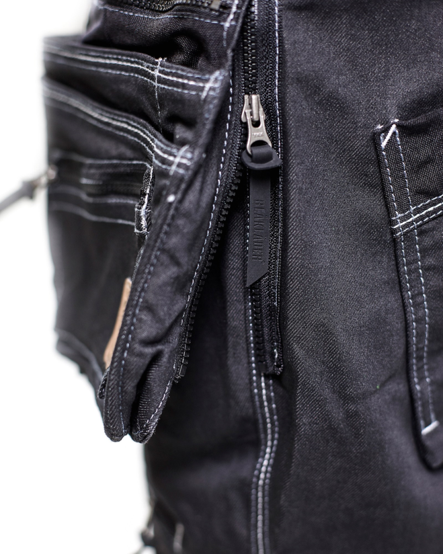 Blaklader Baggy Denim Werkbroek met Knie- Holsterzakken