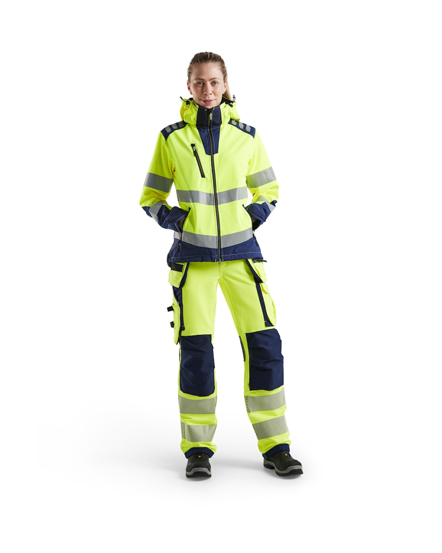 Blaklader Dames Softhsell Jack Hi-Vis
