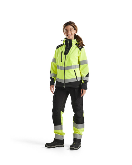 Blaklader Dames Softhsell Jack Hi-Vis