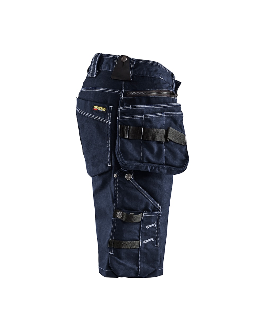 Blaklader Denim Stretch Shorts met Holsterzakken