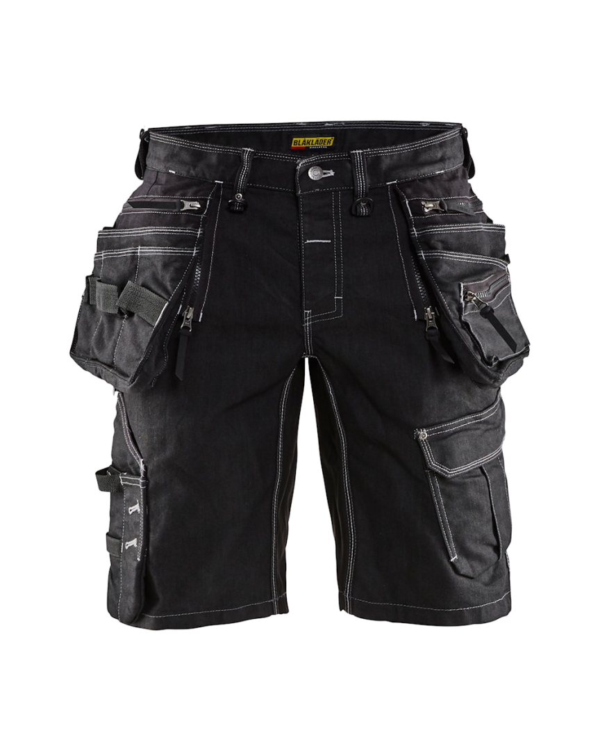 Blaklader Denim Stretch Shorts met Holsterzakken