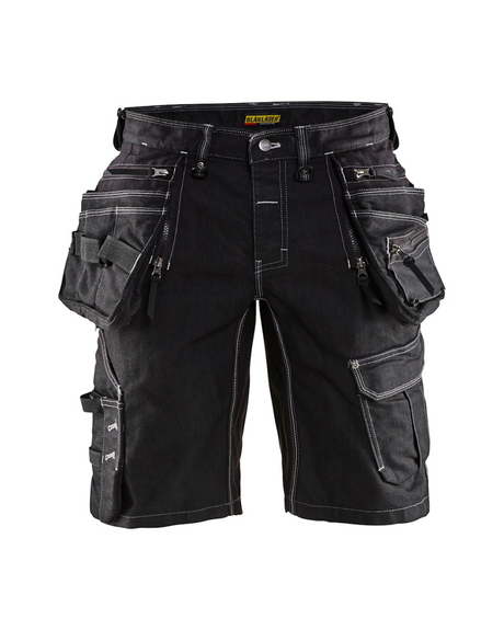 Blaklader Denim Stretch Shorts met Holsterzakken