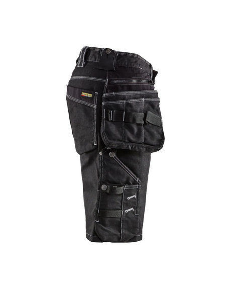 Blaklader Denim Stretch Shorts met Holsterzakken