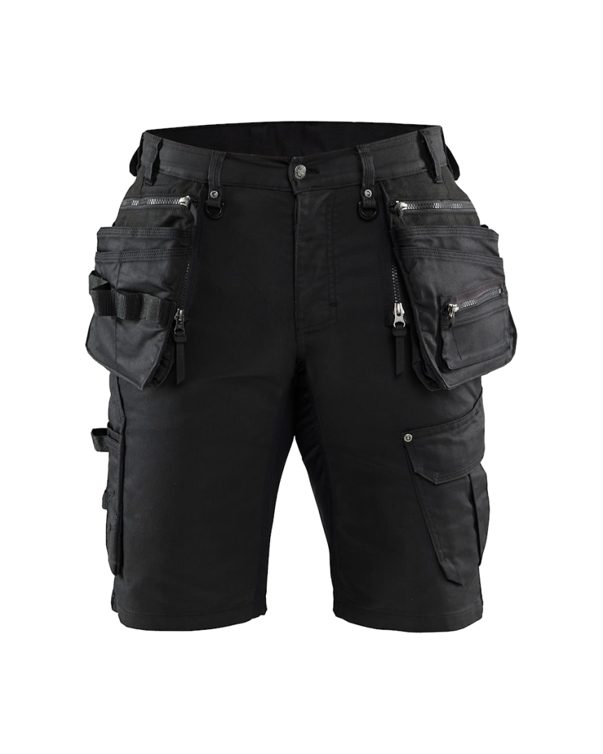 Blaklader Denim Stretch Shorts met Holsterzakken