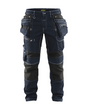 Blaklader Denim Werkbroek met Knie- Holsterzakken