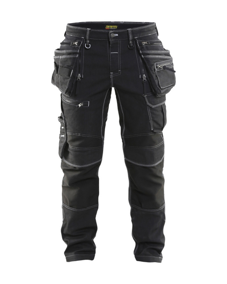 Blaklader Denim Werkbroek met Knie- Holsterzakken