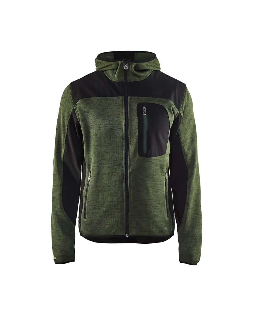 Blaklader Gebreid Vest met Softshell