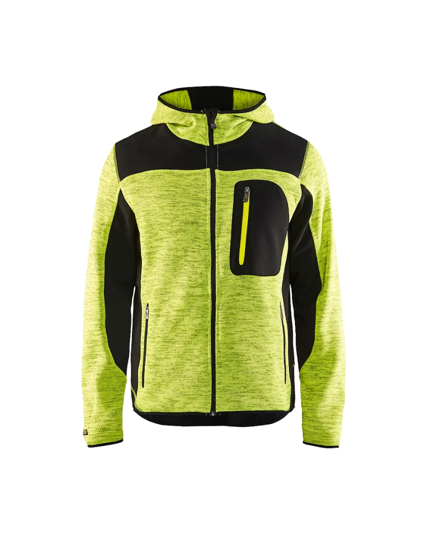 Blaklader Gebreid Vest met Softshell