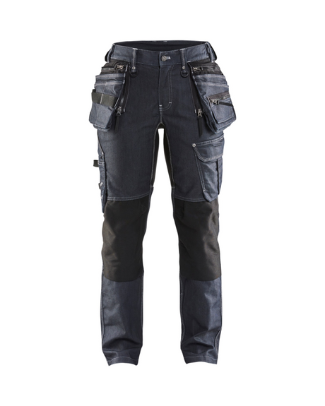 Blaklader Stretch Denim Dames Werkbroek met Knie- Holsterzaken