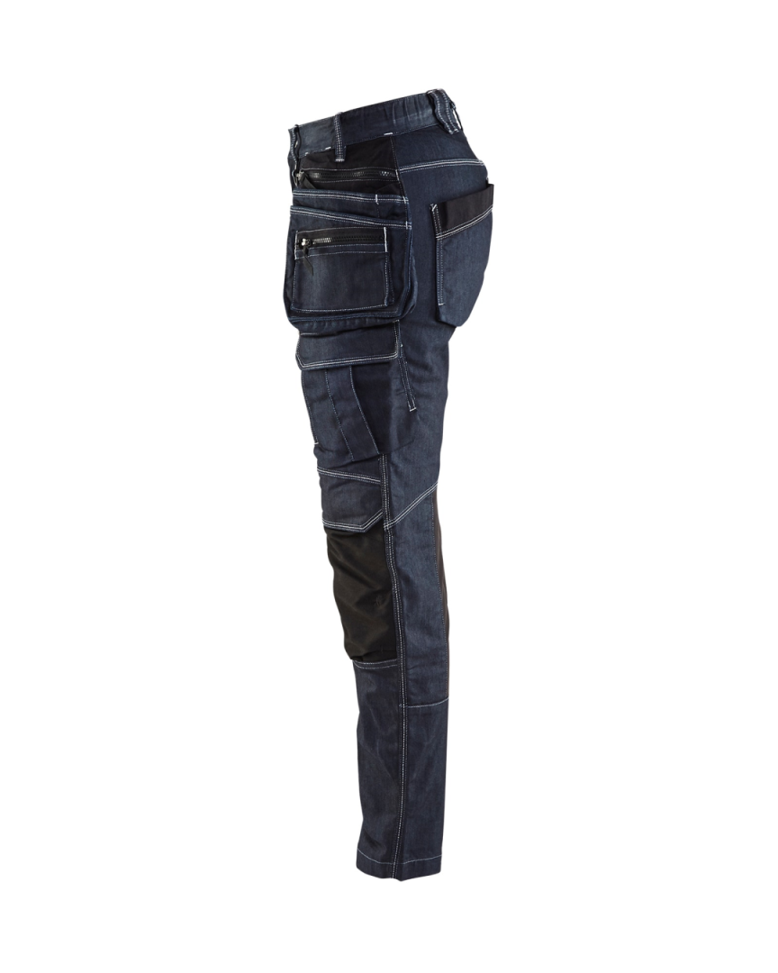 Blaklader Stretch Denim Dames Werkbroek met Knie- Holsterzaken