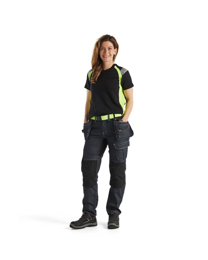 Blaklader Stretch Denim Dames Werkbroek met Knie- Holsterzaken
