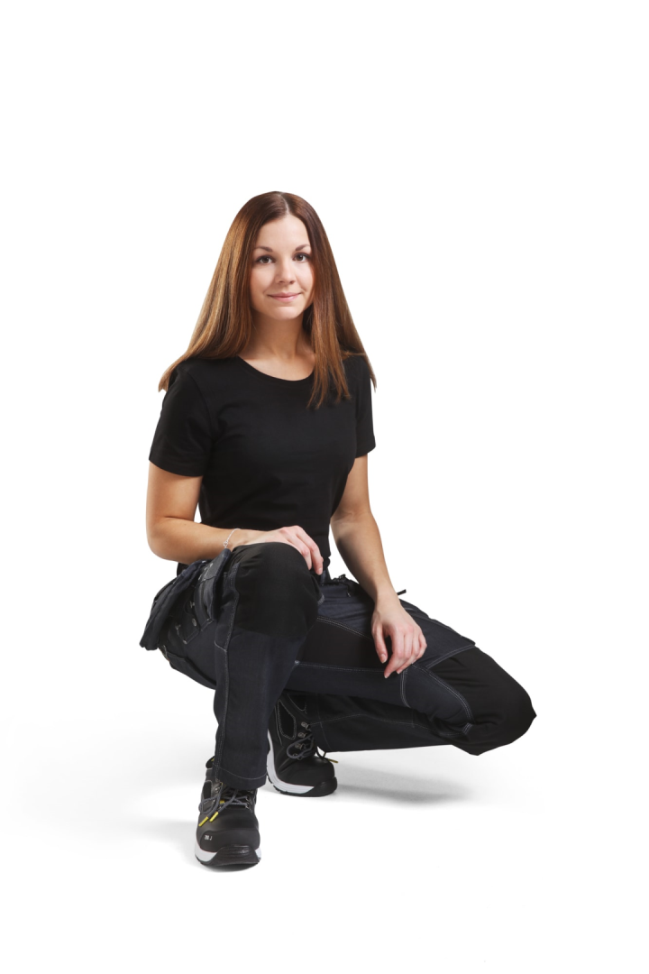 Blaklader Stretch Denim Dames Werkbroek met Knie- Holsterzaken