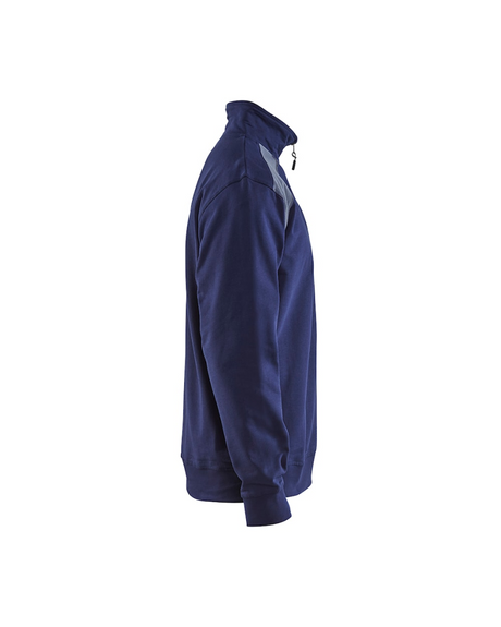 Blaklader Sweatshirt Bi-Color met Halve Rits