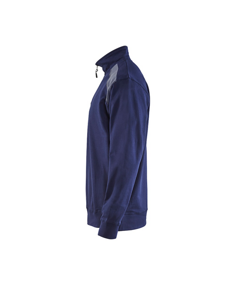 Blaklader Sweatshirt Bi-Color met Halve Rits