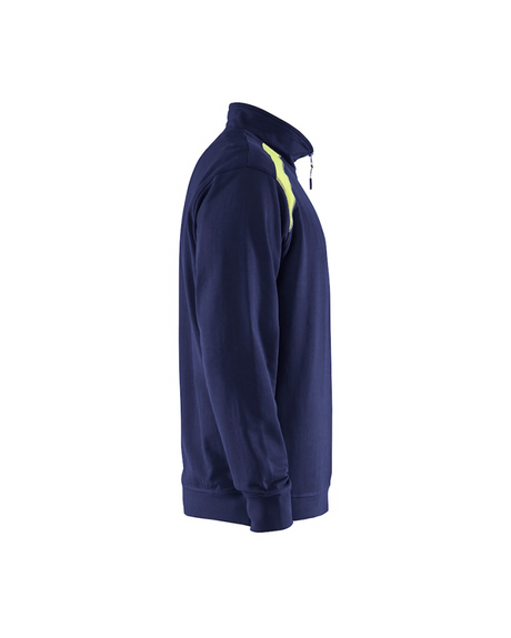 Blaklader Sweatshirt Bi-Color met Halve Rits