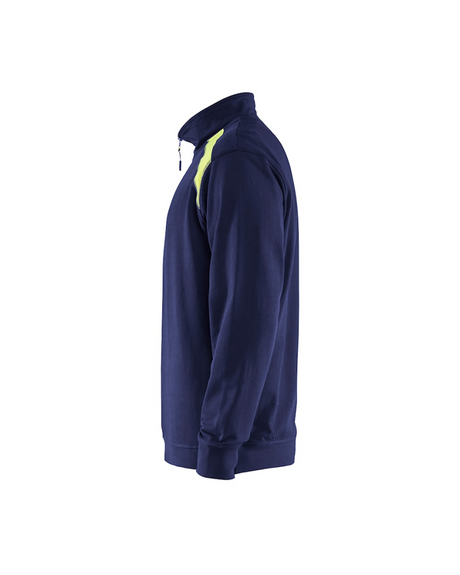 Blaklader Sweatshirt Bi-Color met Halve Rits