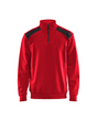 Blaklader Sweatshirt Bi-Color met Halve Rits