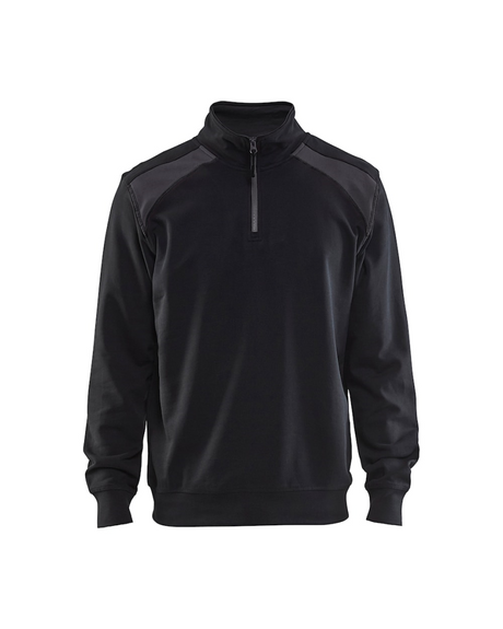 Blaklader Sweatshirt Bi-Color met Halve Rits