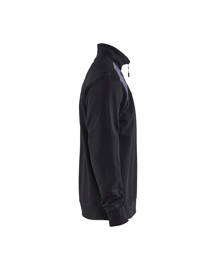 Blaklader Sweatshirt Bi-Color met Halve Rits