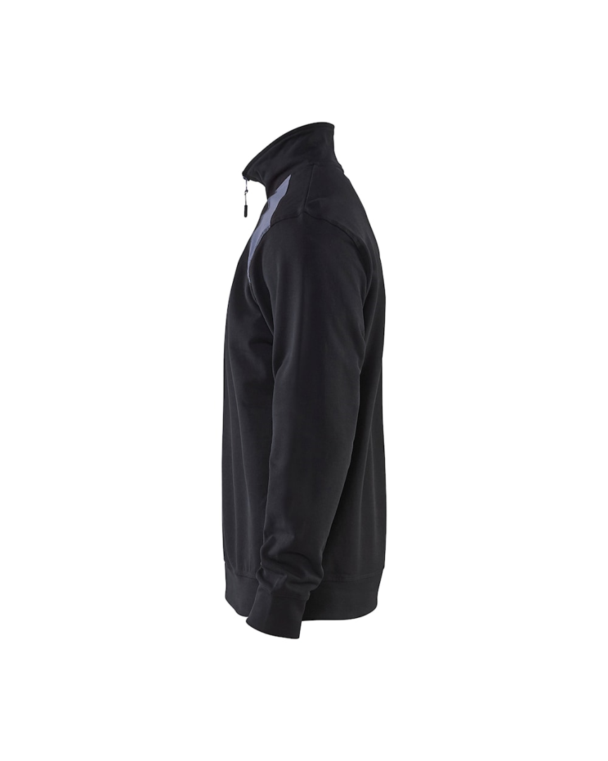 Blaklader Sweatshirt Bi-Color met Halve Rits