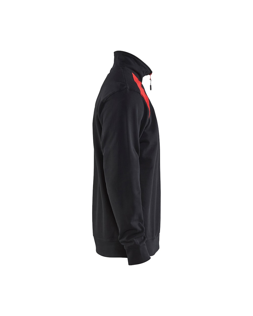 Blaklader Sweatshirt Bi-Color met Halve Rits