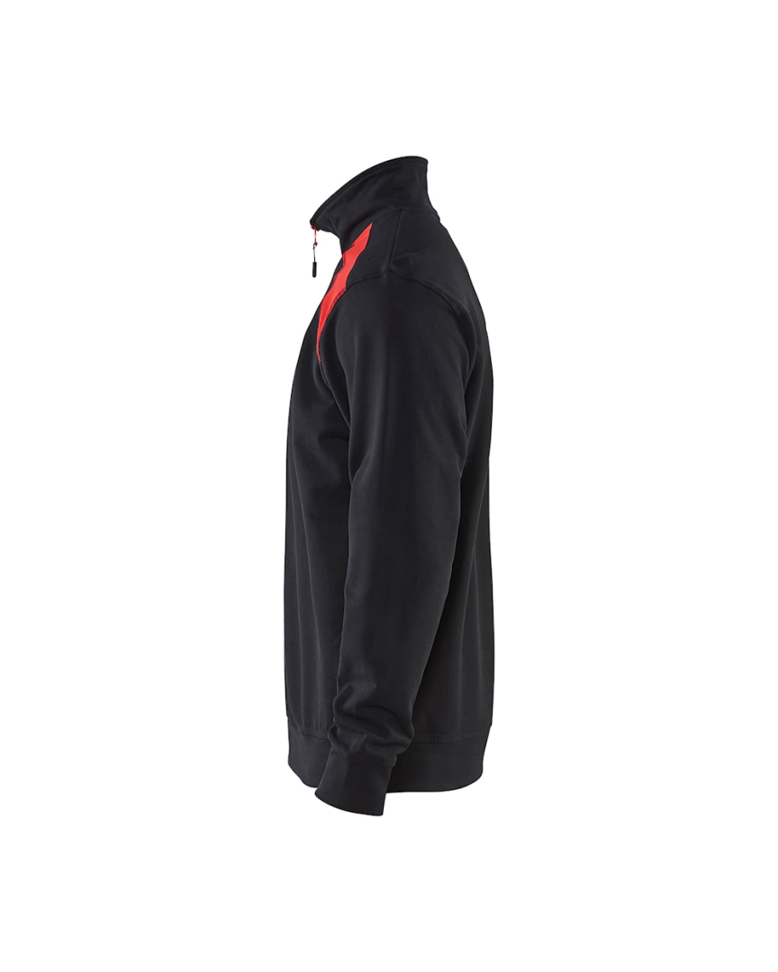 Blaklader Sweatshirt Bi-Color met Halve Rits