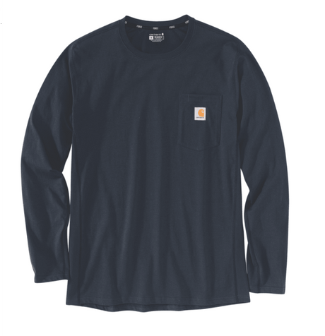 Carhartt Force T-shirt Lange Mouwen met Borstzak