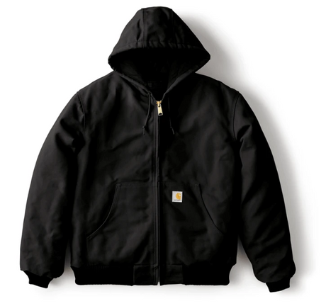 Carhartt J140 Loose Fit Firm Duck Insulated Flannel-Lined Active Jack