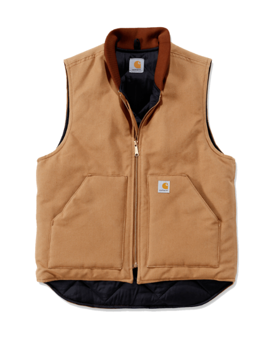 Carhartt Relaxed Fit Firm Duck Insulated Rib Collar Vest