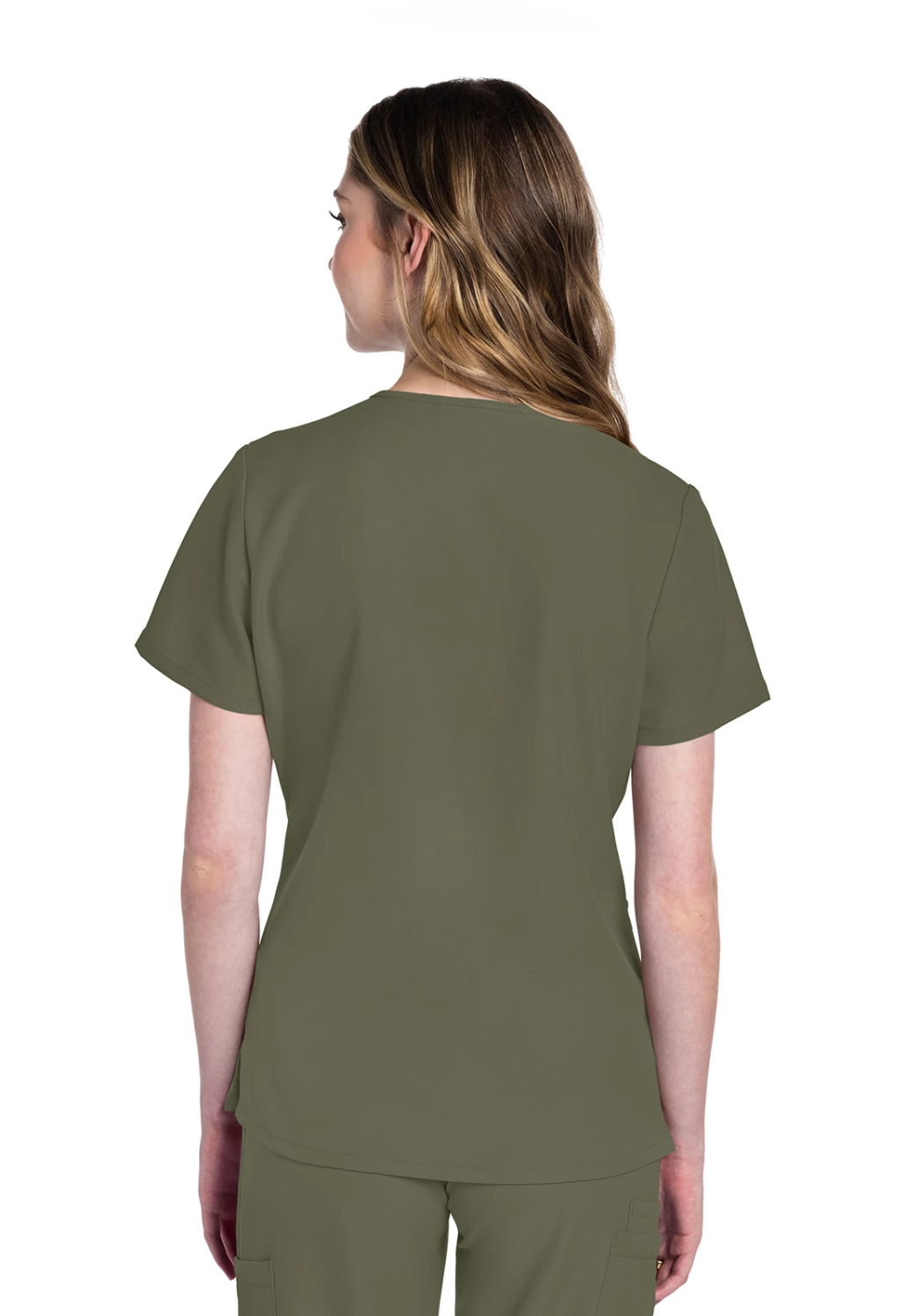 Cherokee 2 pocket V-Neck Top