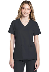 Cherokee 2 pocket V-Neck Top