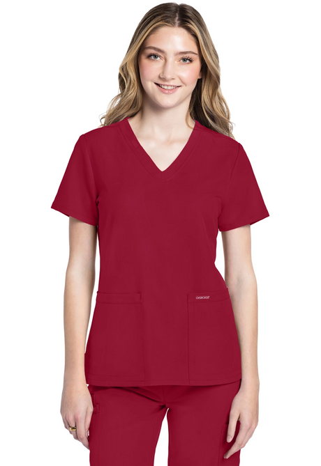 Cherokee 2 pocket V-Neck Top