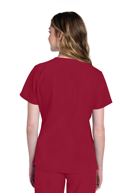 Cherokee 2 pocket V-Neck Top