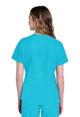 Cherokee 2 pocket V-Neck Top