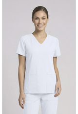 Cherokee 2 pocket V-Neck Top