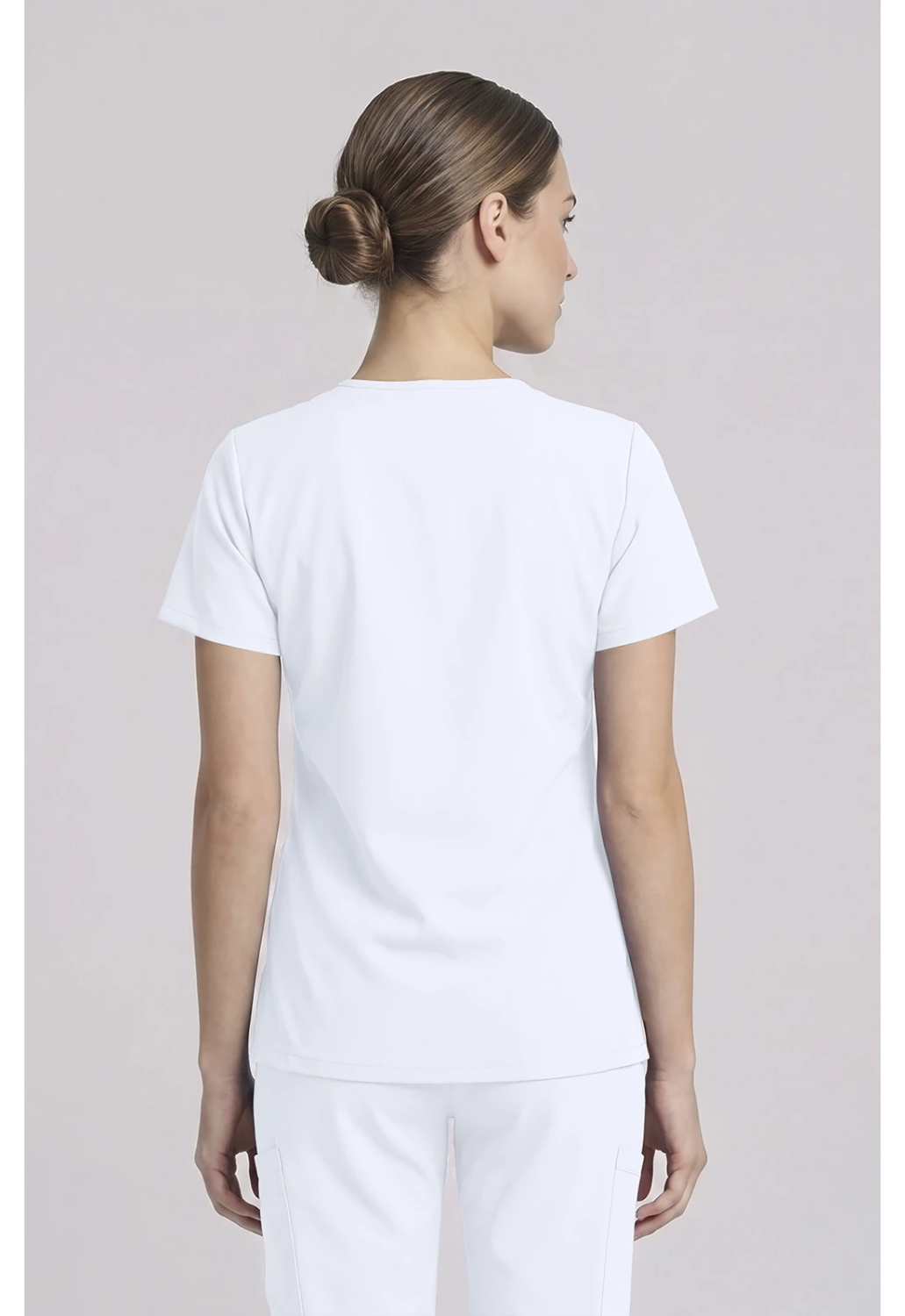 Cherokee 2 pocket V-Neck Top