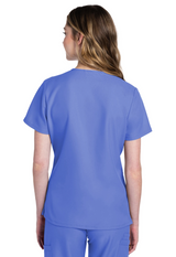 Cherokee 2 pocket V-Neck Top