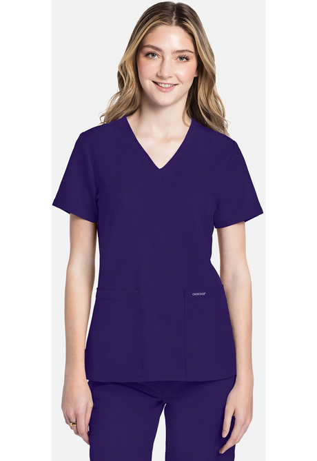 Cherokee 2 pocket V-Neck Top