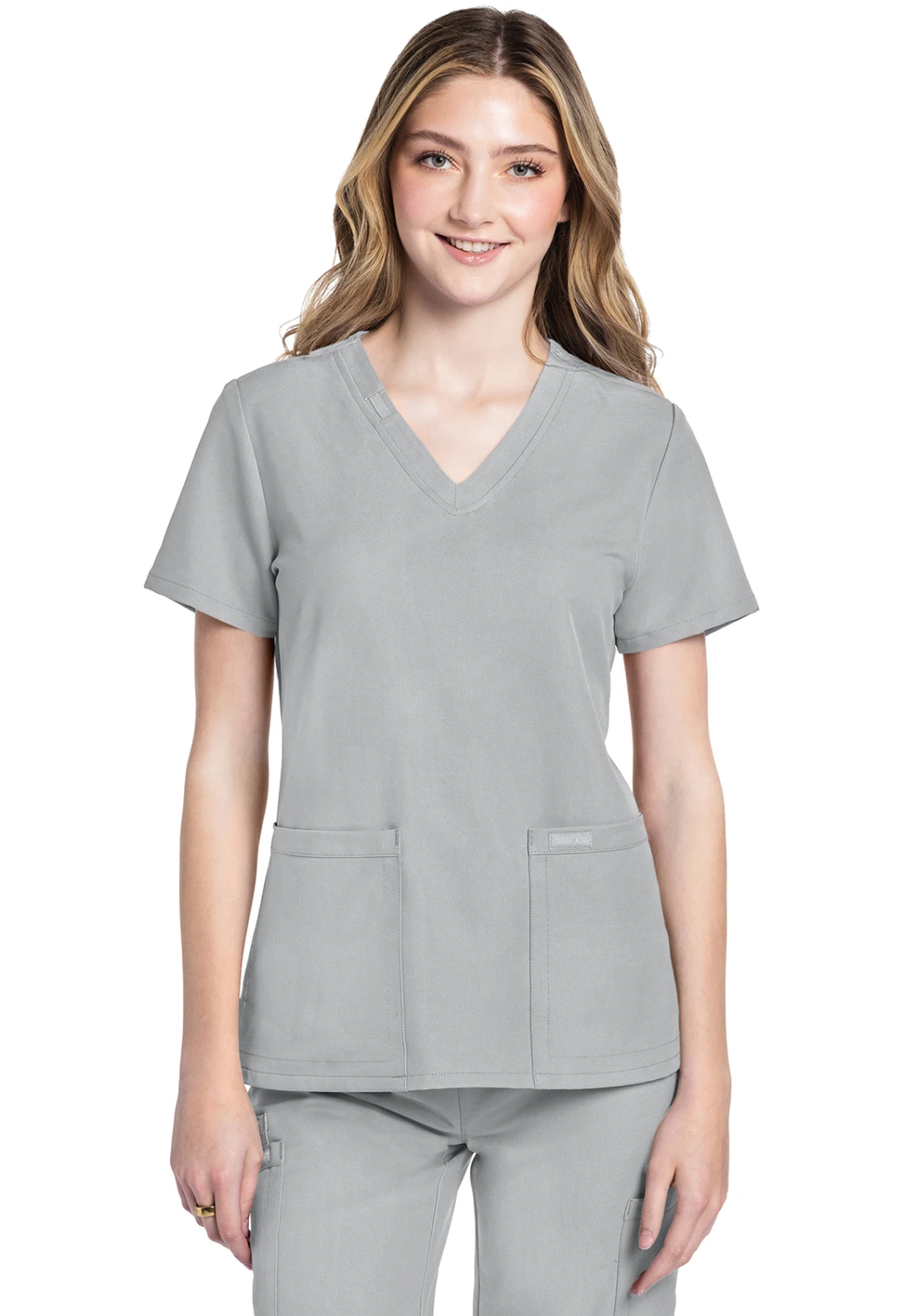 Cherokee 2 pocket V-Neck Top