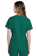 Cherokee 2 pocket V-Neck Top