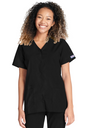 Cherokee Snap Front V-Neck Top