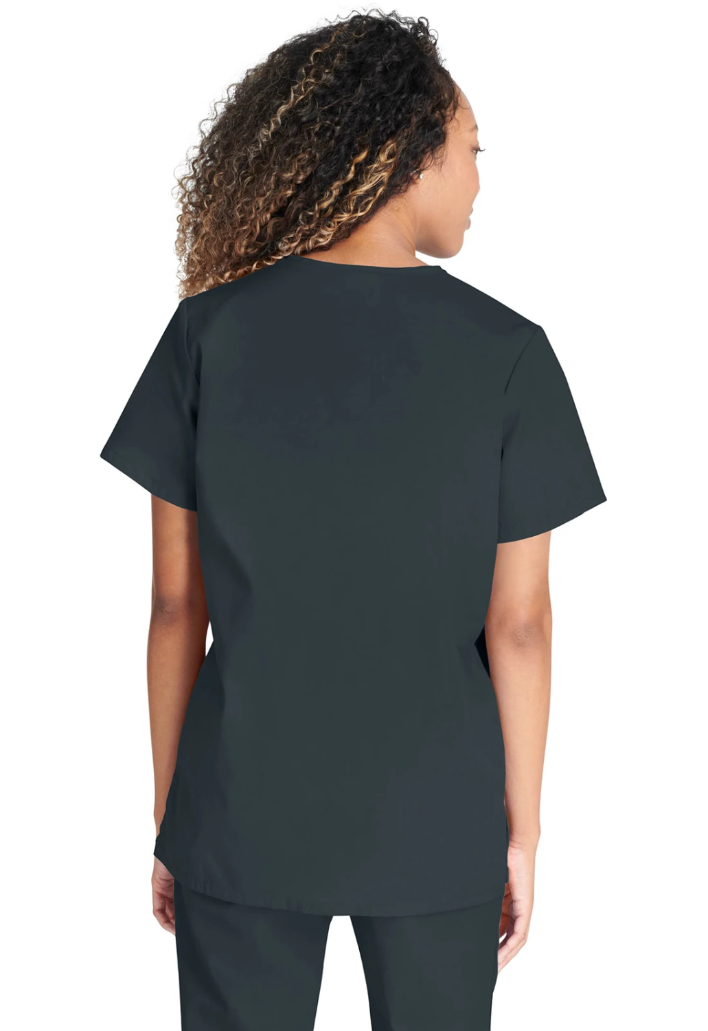 Cherokee Snap Front V-Neck Top