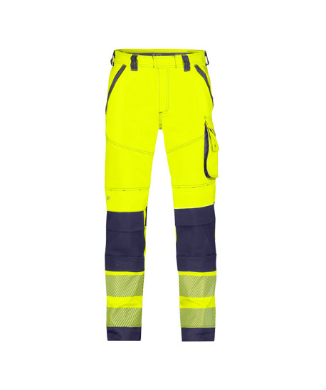 Dassy Aruba Hi-Vis Stretch Werkbroek met Kniezakken