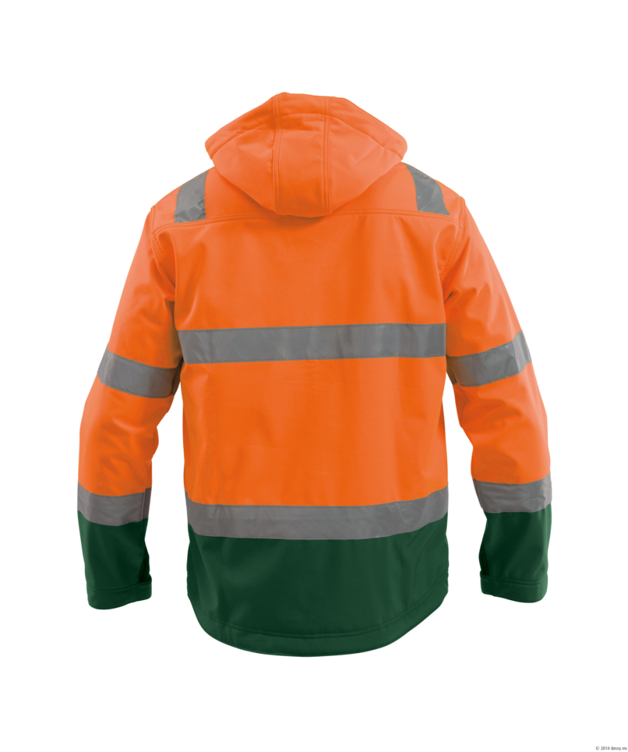 Dassy Malaga Hi-vis Softshell Jas