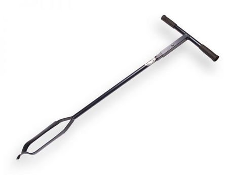 De Wit Grondboor 6 cm. met gedraaide punt, verlengbaar.
