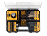 DeWalt 100-Delige Schroef- Boren- En Gatenzagenset In Koffer, Compatible Met TSTAK-Lade