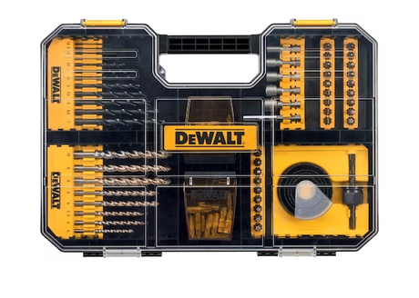 DeWalt 100-Delige Schroef- Boren- En Gatenzagenset In Koffer, Compatible Met TSTAK-Lade