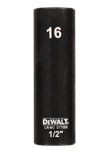 DeWalt 16mm 1/2" Impact Socket (Deep)