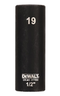 DeWalt 19mm 1/2" Impact Socket (Deep)