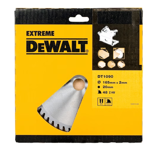 DeWalt Cirkelzaagblad - 165 x 20 x 48t